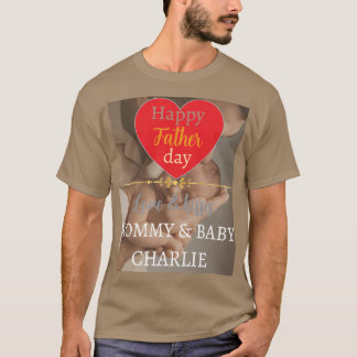 Camiseta Colagem de Fotos Simples para o Primeiro Dia dos P