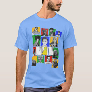 Camiseta Colagem de jogo Dispatch retrô
