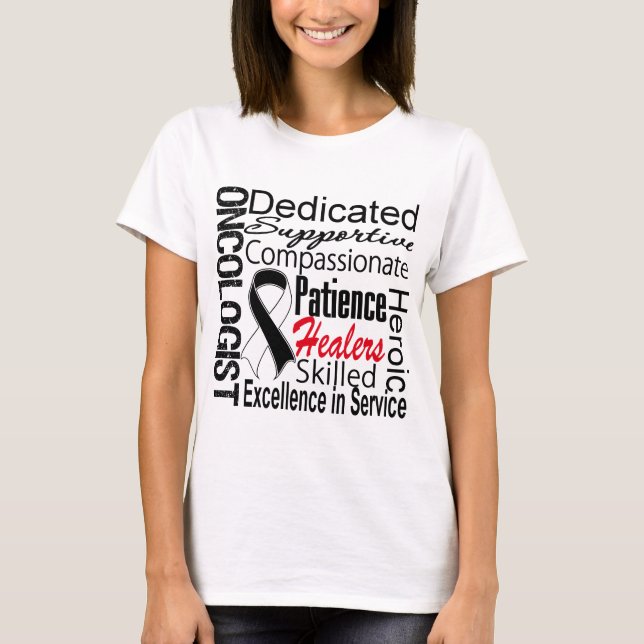 Camiseta Colagem de Oncologistas Carcinoides (Frente)