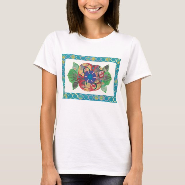 Camiseta Colagem de Poppy (Frente)