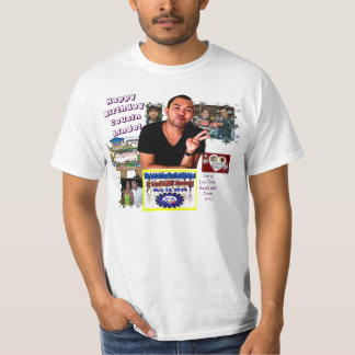 Camiseta Colagem do aniversário