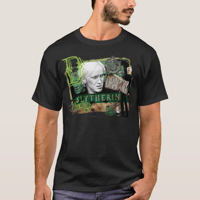 Camiseta Colagem do Draco Malfoy 1 (Frente)