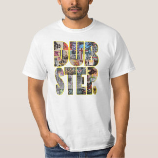 Camiseta colagem do dubstep