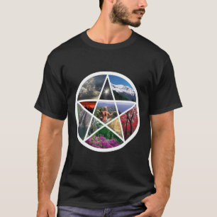 Camiseta Colagem do Pentacle branca