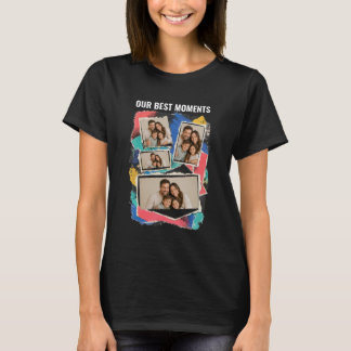 Camiseta Colagem dos Melhores Momentos com 4 Fotos