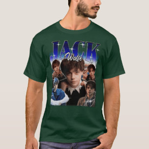 Camiseta Colagem Estética Retro de Jack Wolfe Arte de Fã vi
