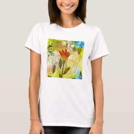 Camiseta Colagem Floral