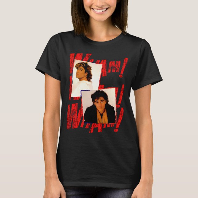 Camiseta Colagem Foto Dupla Britânica (Frente)