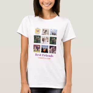 Camiseta Colagem Fotográfica BFF Gift Peanutmanteiga Jelly