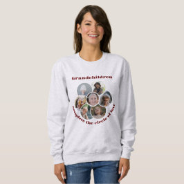 Camiseta Colagem Fotográfica Personalizada Avó/Crianças 7 C