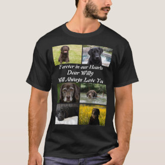 Camiseta Colagem Fotográfica Pet Memorial 6, moderna e pers