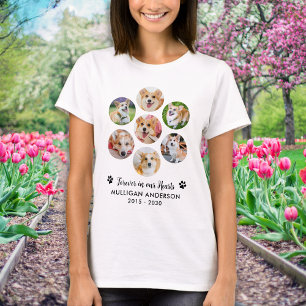 Camiseta Colagem Fotográfica Pet Memorial 7 Para Sempre Em 