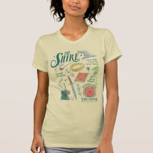 Camiseta Colagem Gráfica em Aquarela THE SHIRE™