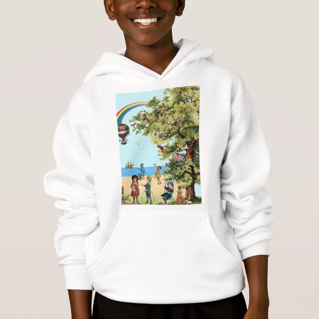 Camiseta Colagem para crianças (Frente)
