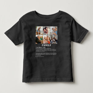 Camiseta Colagem Personalizada de 6 Fotos Definição de Famí