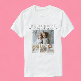 Camiseta Colagem Personalizada de Fotos e Texto