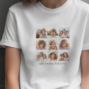 Camiseta Colagem quadrada da foto 9 - preto e branco