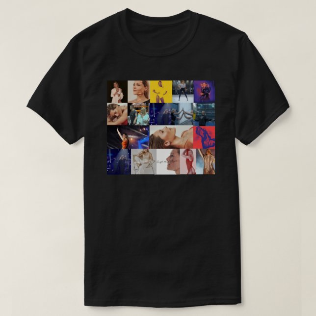 Camiseta Colagem Retangular Helene Fischer (Frente do Design)