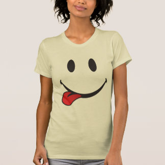 Camiseta Colando para fora o emoji da língua