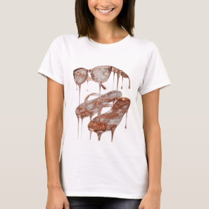 Camiseta Colante Prata ROSE GOLD GLAMOUR Design de Declaraç