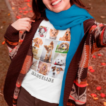 Colar de Fotos Personalizado de 11 Fotos de Animai