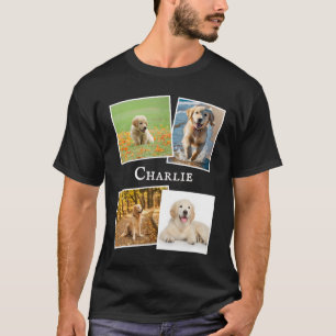 Camiseta Colar de Fotos Personalizado de Cachorro para Aman