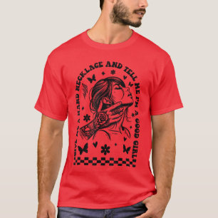 Camiseta Colar Give Me A Hand Necklace e me diga que sou um