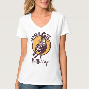 Camiseta Colar o botão de manteiga