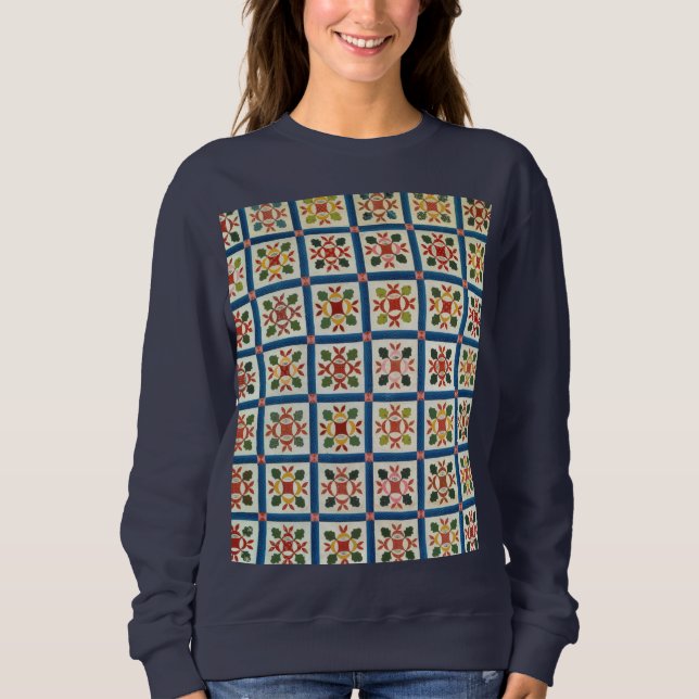Camiseta Colcha de amizade folha-taque (Frente)