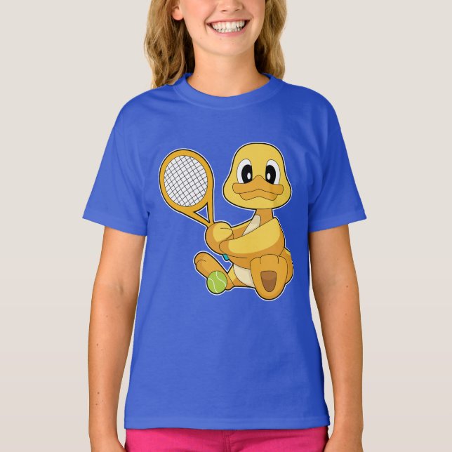 Camiseta Colchete de Tênis de Tênis Duck (Frente)
