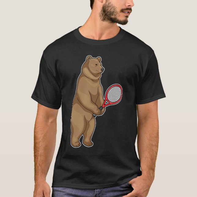 Camiseta Colchete de Tênis do urso (Frente)