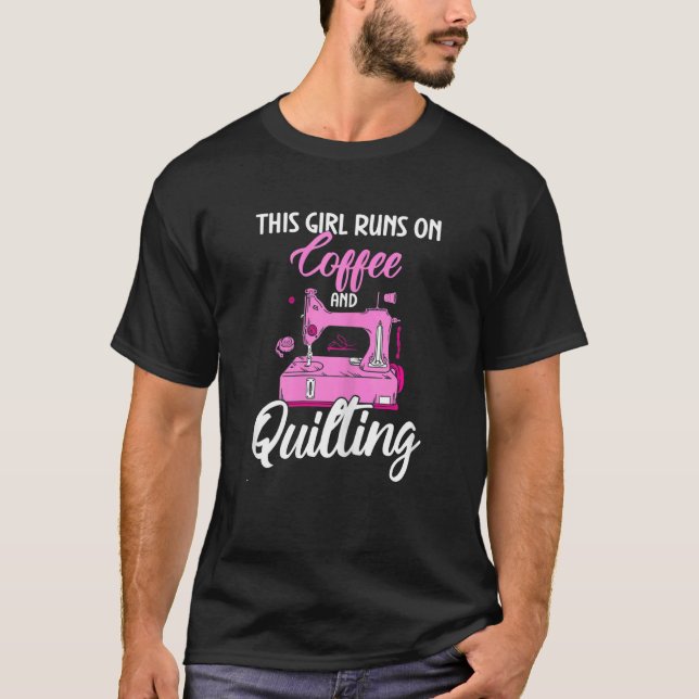 Camiseta Colchoeira Colcha Esta Menina Funciona Com Gato E  (Frente)