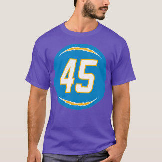Camiseta Cole Mazza Número 45 Jersey Los Angeles Carregador