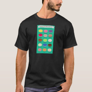 Camiseta Coleção da alegria do padeiro: Francês Macarons