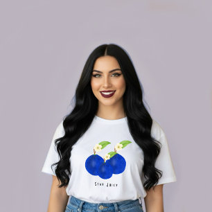 Camiseta Coleção de Ameixas Botânicas