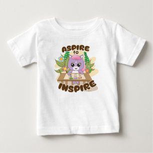 Camiseta Coleção de Amigos Animais: Aspire a Inspire
