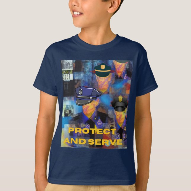 Camiseta Coleção de Apreciação Policial (Frente)