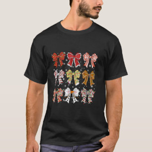 Camiseta coleção de arcos de coquetes de natal corresponden