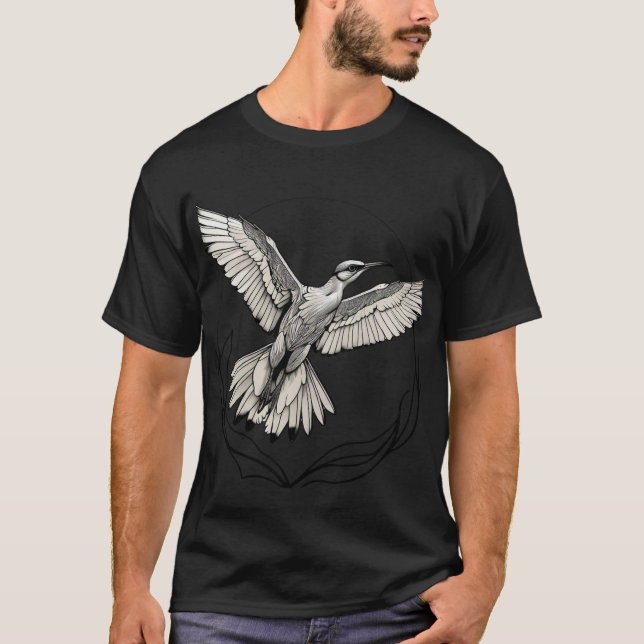 Camiseta "Coleção de aves ameaçadas - Conservação utilizáve (Frente)