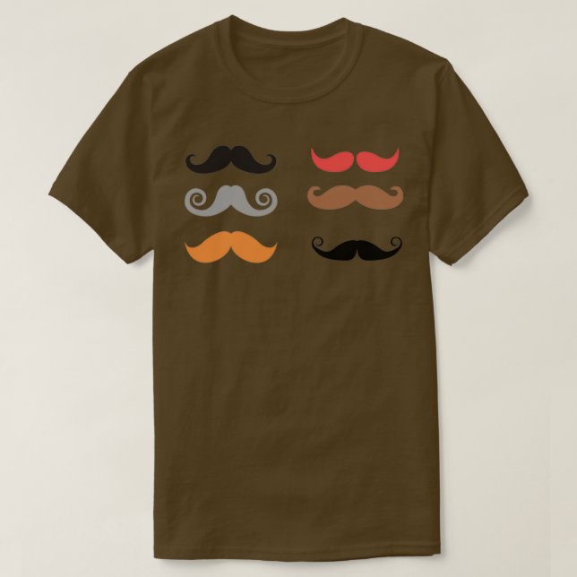 Camiseta Coleção de bigode segundo movimento (Frente do Design)