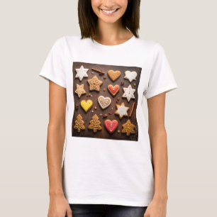 Camiseta Coleção de Biscoitos de Gengibre Vintage