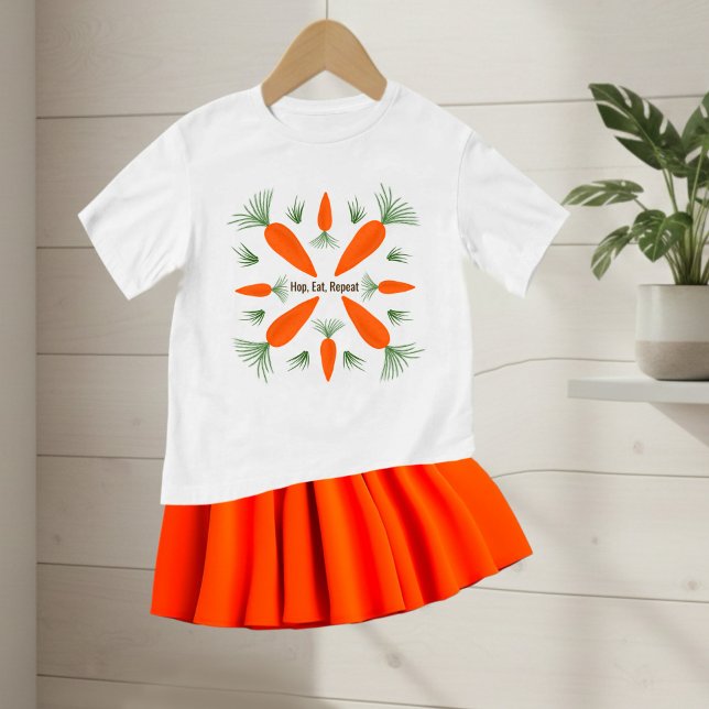 Camiseta Coleção de Cenouras Botânicas (Criador carregado)