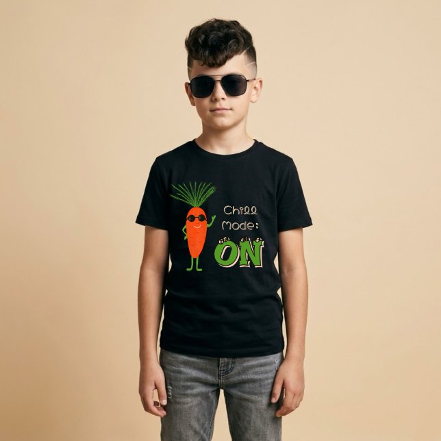 Camiseta Coleção de Cenouras Legais (Criador carregado)