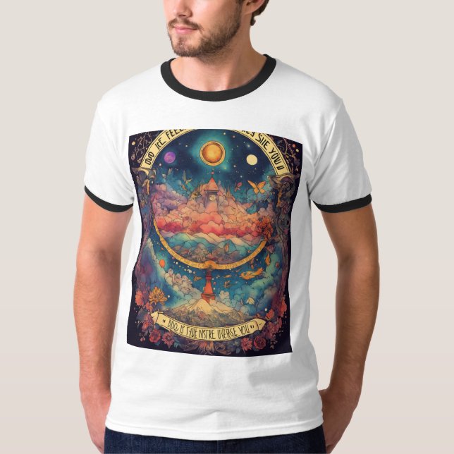 Camiseta Coleção de Compass rosa (Frente)