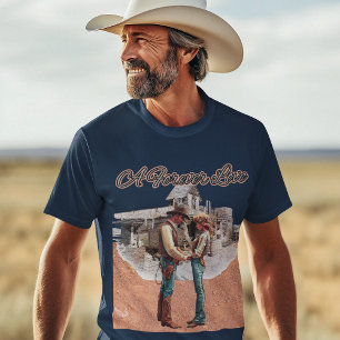 Camiseta "Coleção de Cowboy" Uma variedade de arte country 