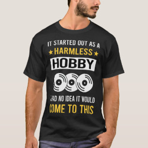 Camiseta Coleção de Discos de Hobbies Inofensivos