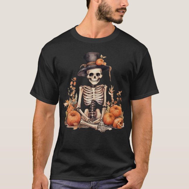 Camiseta Coleção de Esqueletos 13 (Frente)