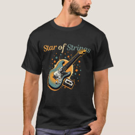 Camiseta Coleção de Estrela de Violão: Abrace o Ritmo de Es