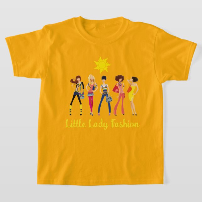 Camiseta Coleção de Expressão Infantil: Meninas (Postura )