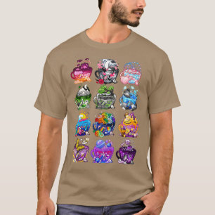 Camiseta Coleção de Grupos de Sinalizador de Orgulho